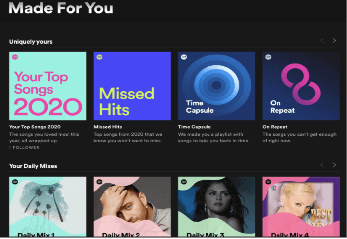 Spotify example