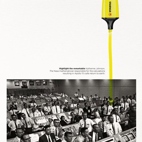 the effects of colors on behavior - Stabilo ad uses color to highlight remarkable women